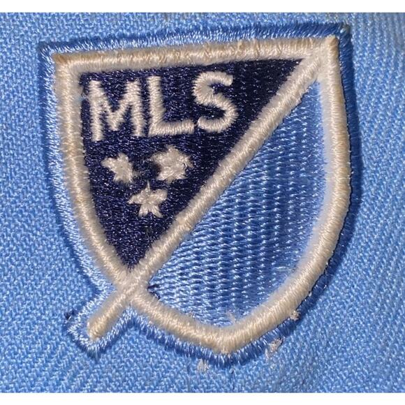 MLS New Era 59FIFTY NYC FC Fitted Hat Sky Blue Size 7 1/4 - Picture 4 of 10